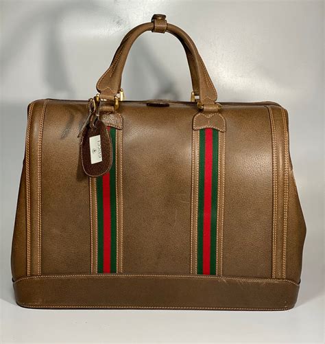 borsa vintage viaggio gucci pelle dottore|Borse da viaggio da donna Gucci .